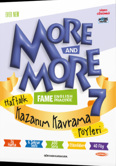 MORE AND MORE 7. SINIF HAFTALIK KAZANIM KAVRAMA FÖYLERİ